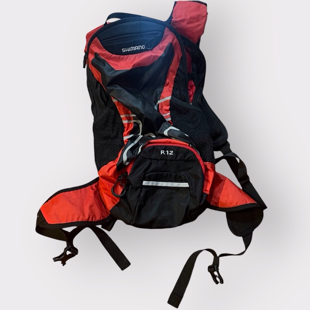 Shimano Hydration Backpack  (Black / Red)